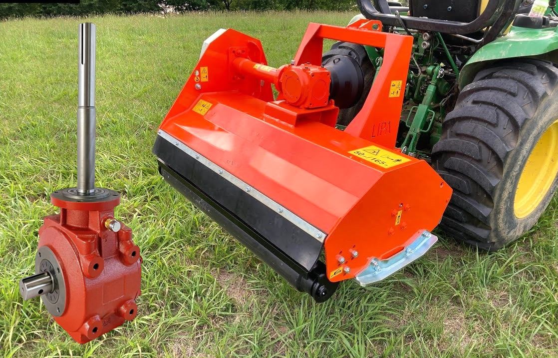 Tamang angular gearbox para sa likuran ng side flail mowers