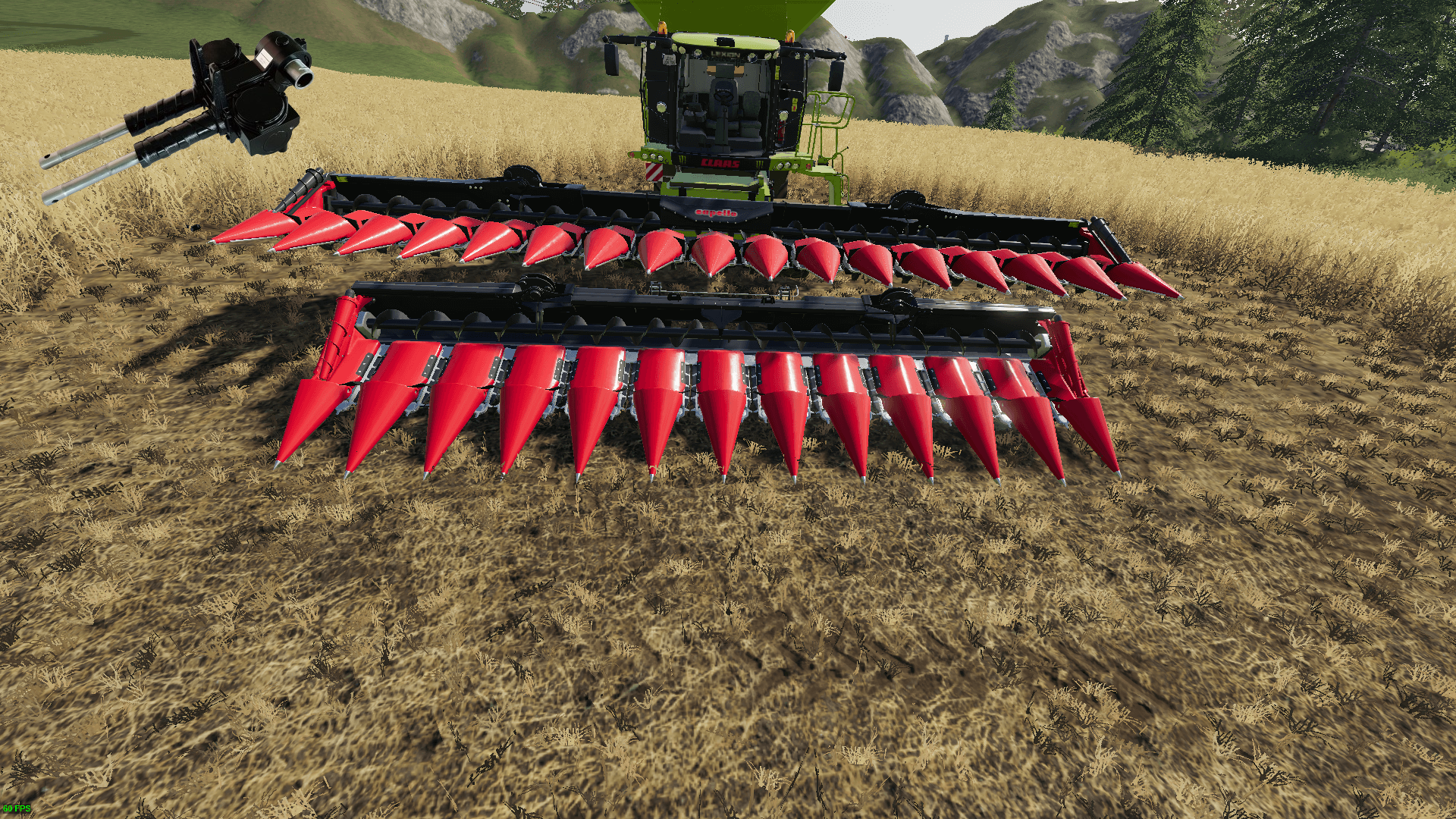 Aluminum corn header gearbox para sa ani ng butil